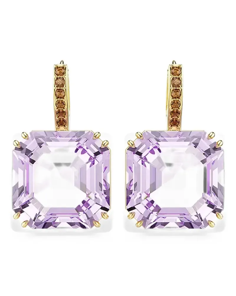 Swarovski crystal-embellished drop earrings - Gold Gold