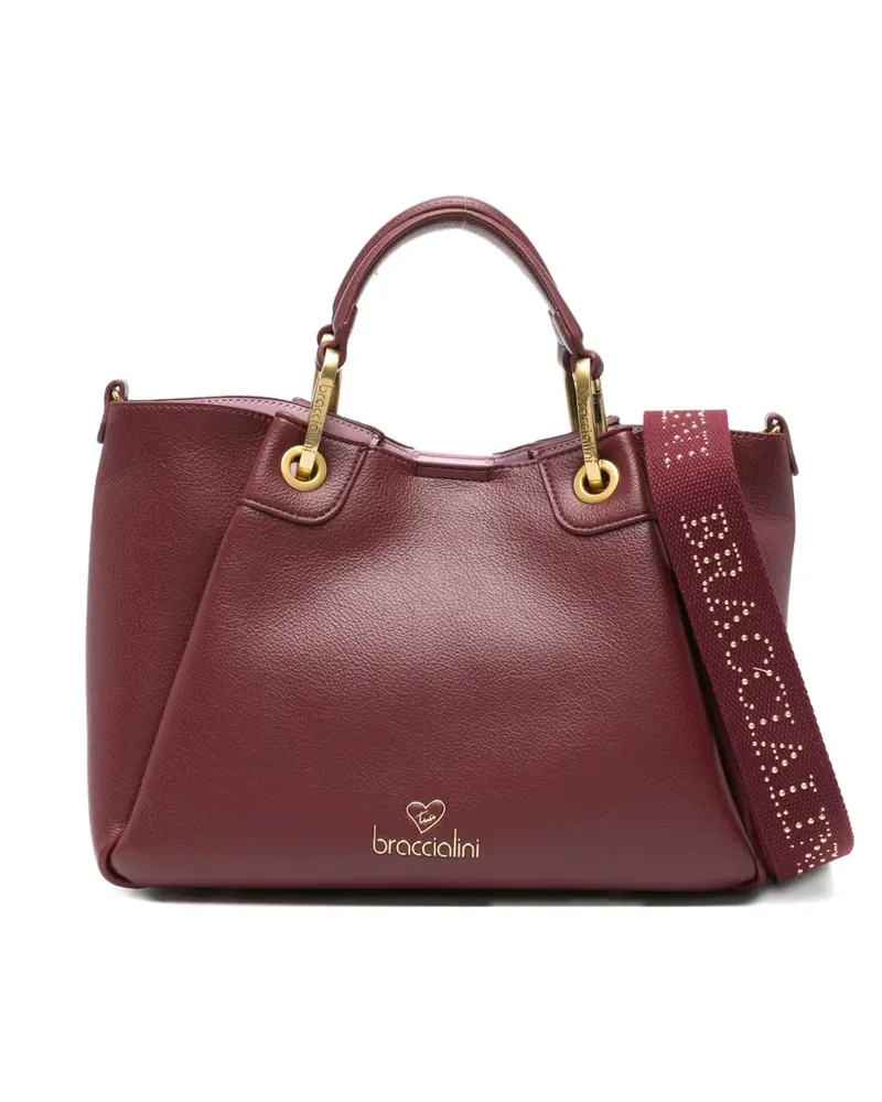 Braccialini logo-appliqué tote bag - Rot Rot