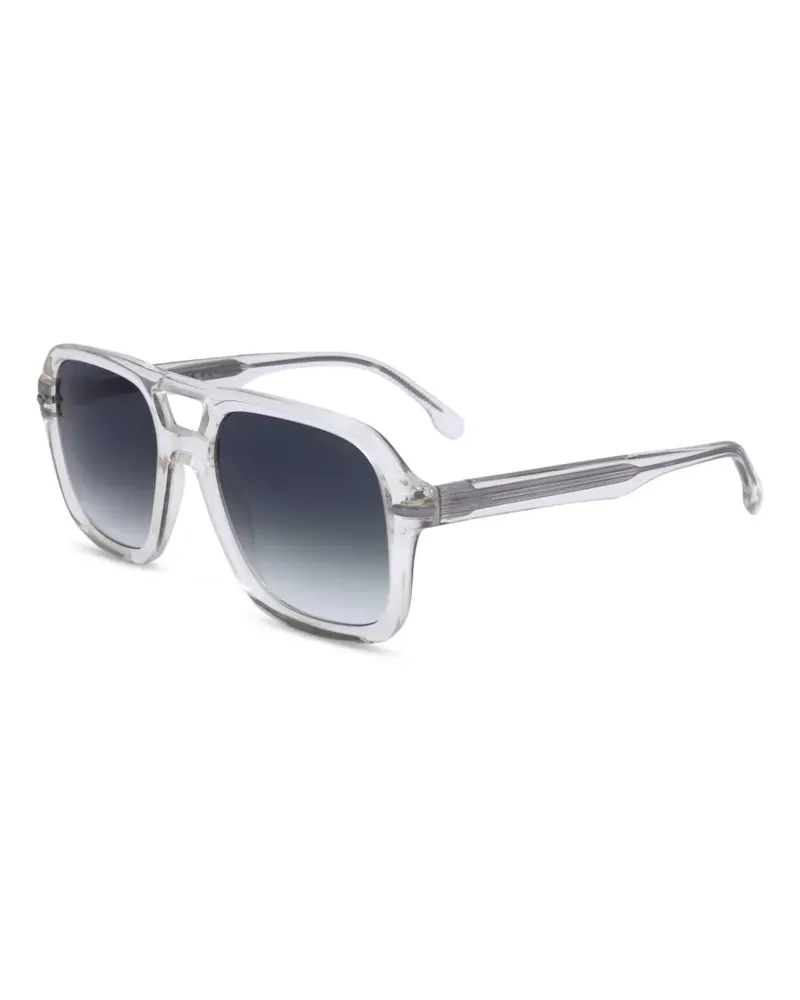 Carrera Sonnenbrille mit eckigem Gestell - Weiß Weiß
