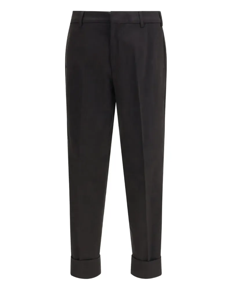 CRUNA belt-loops trousers - Schwarz Schwarz