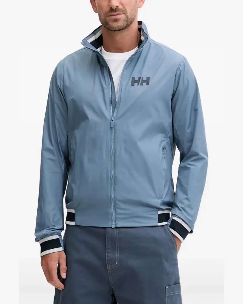 Helly Hansen Salt Jacke mit Logo-Print und Reißverschluss - Blau Blau