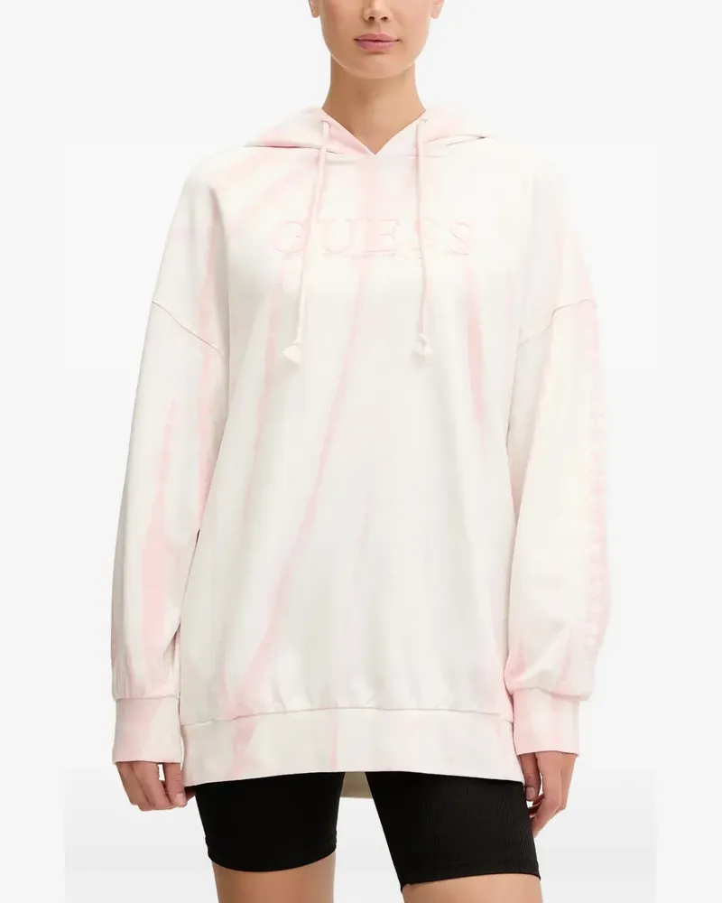 Guess Hoodie mit Logo-Print - Rosa Rosa
