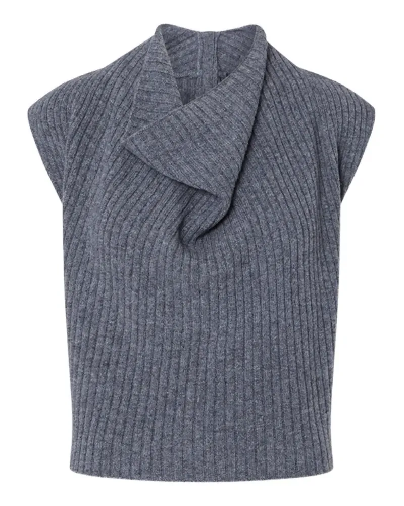 Liu Jo Geripptes Tanktop - Grau Grau