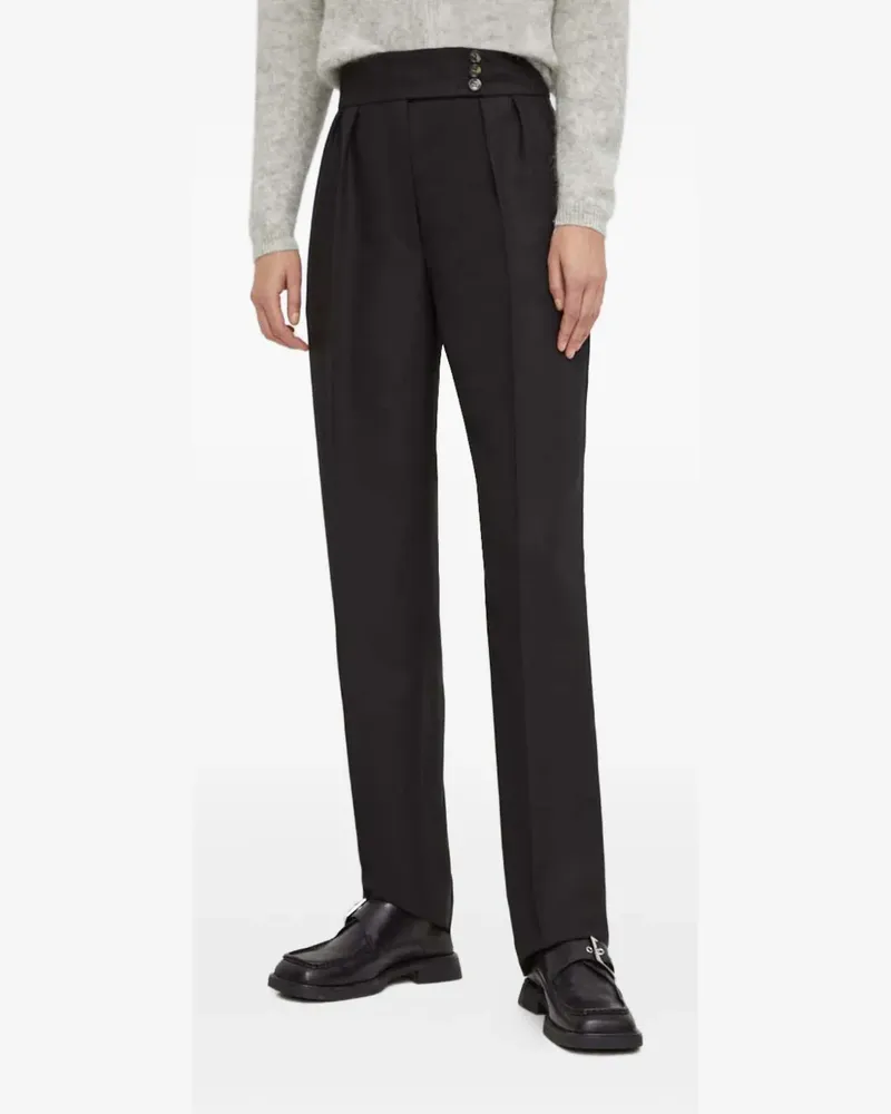 Day Birger et Mikkelsen Klassische Bundfaltenhose - Schwarz Schwarz
