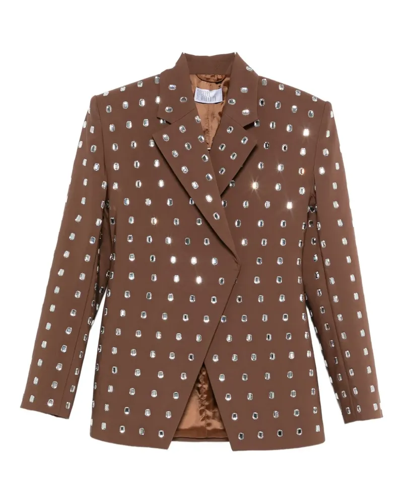 Giuseppe di Morabito crystal-embellished blazer - Braun Braun