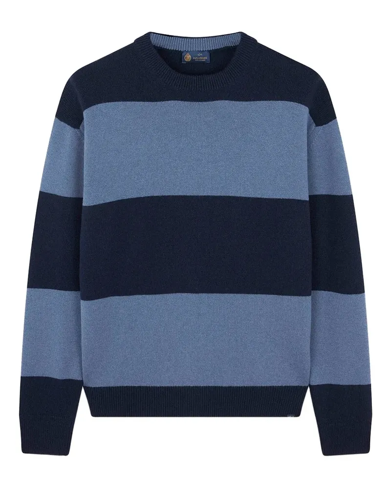Paul & Shark stripe-pattern sweater - Blau Blau