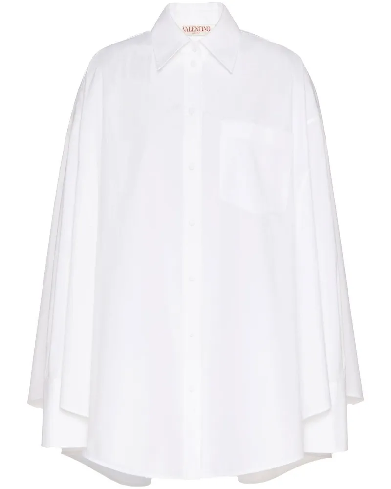Valentino Garavani Sartorial Popeline-Hemd - Weiß Weiß