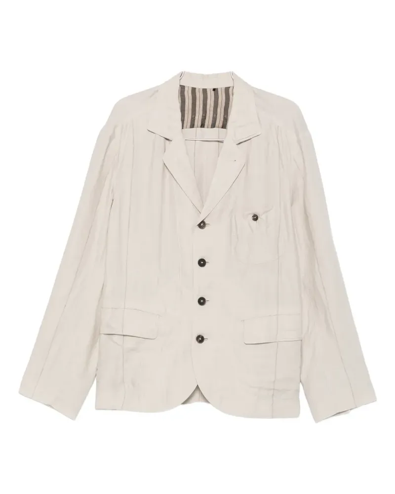 Ziggy Chen single-breasted blazer - Nude Nude
