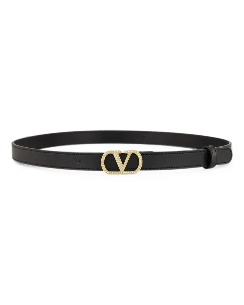 Valentino Garavani Wendbarer Gürtel mit VLogo - Schwarz Schwarz