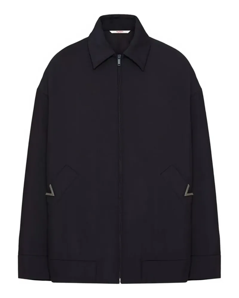 Valentino Garavani Cabanjacke mit V-Detail - Blau Blau