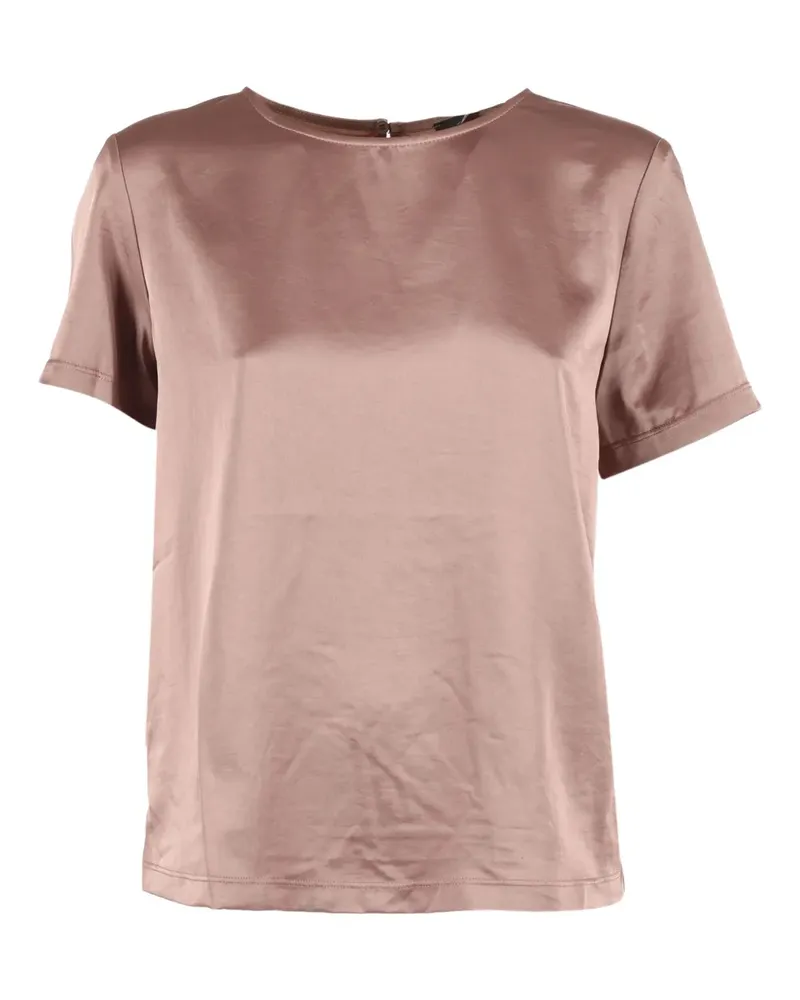 Max Mara Gilbert T-Shirt mit Einsätzen - Braun Braun