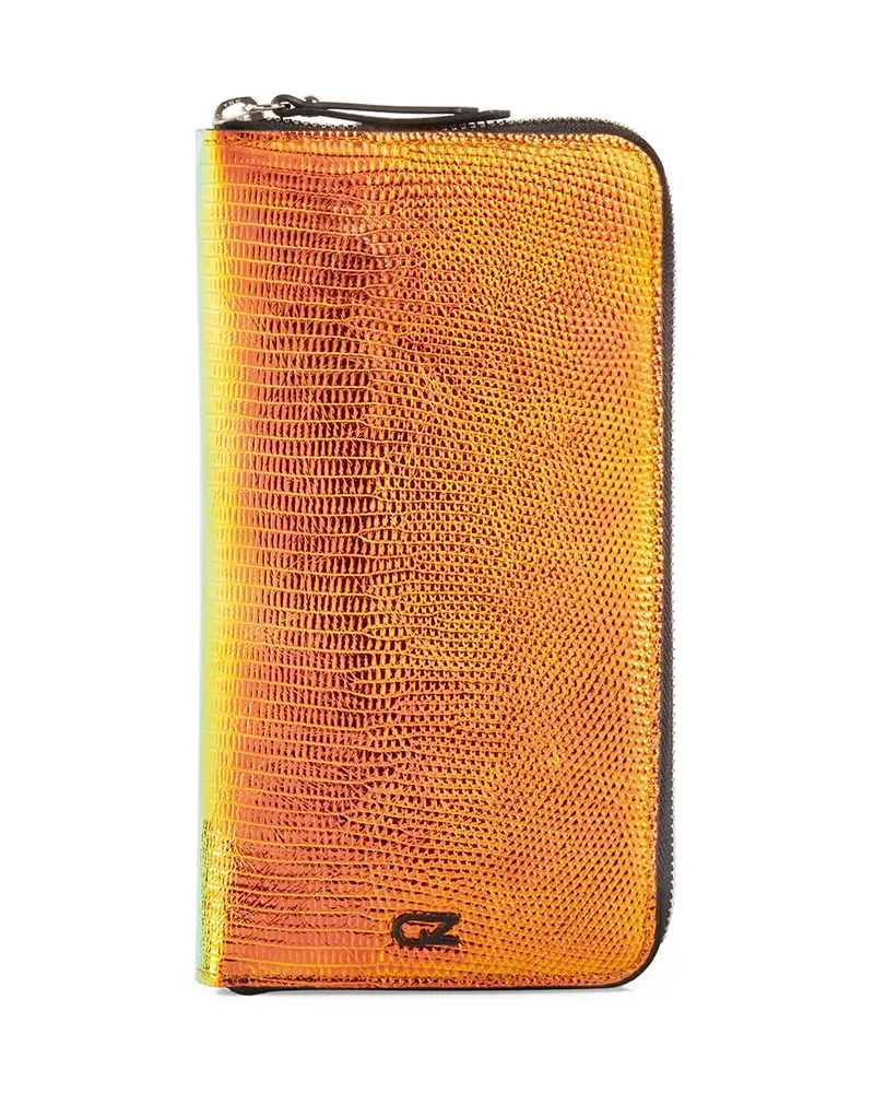 Giuseppe Zanotti Schimmerndes Portemonnaie - Orange Orange