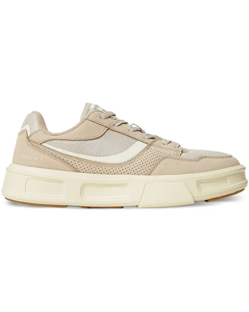 Twin-Set Fessura Sneakers - Nude Nude