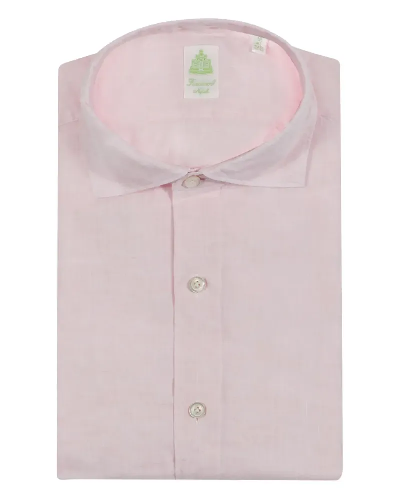 Finamore 1925 Klassisches Hemd - Rosa Rosa