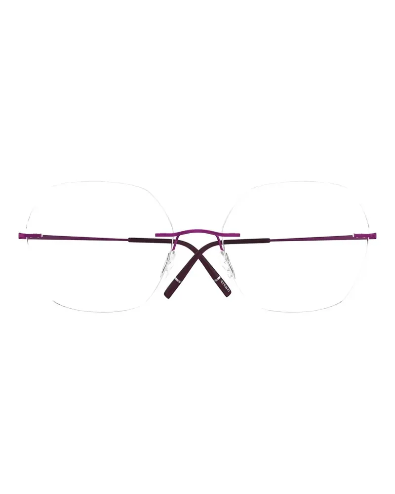 Silhouette Titan Minimal Art geometric-frame glasses - Violett Violett