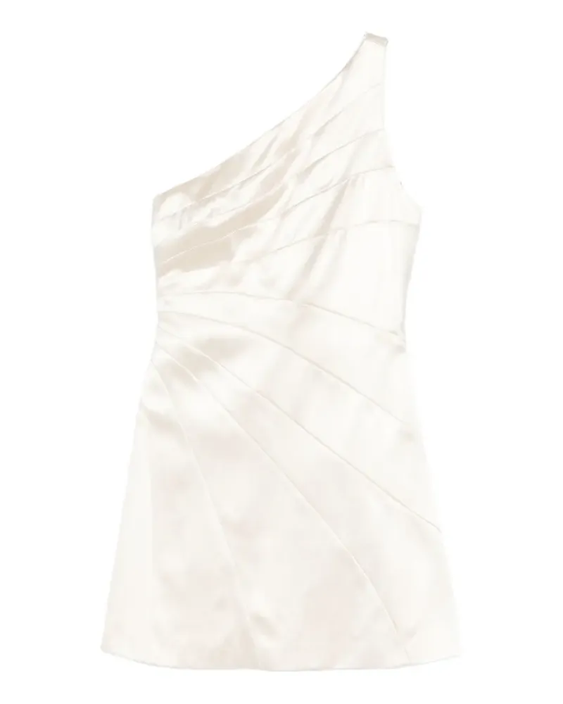 Sandro Sirene one-shoulder ruched mini dress - Nude Nude