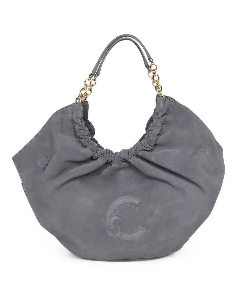 Coccinelle Geraffter Tote Bag - Grau Grau