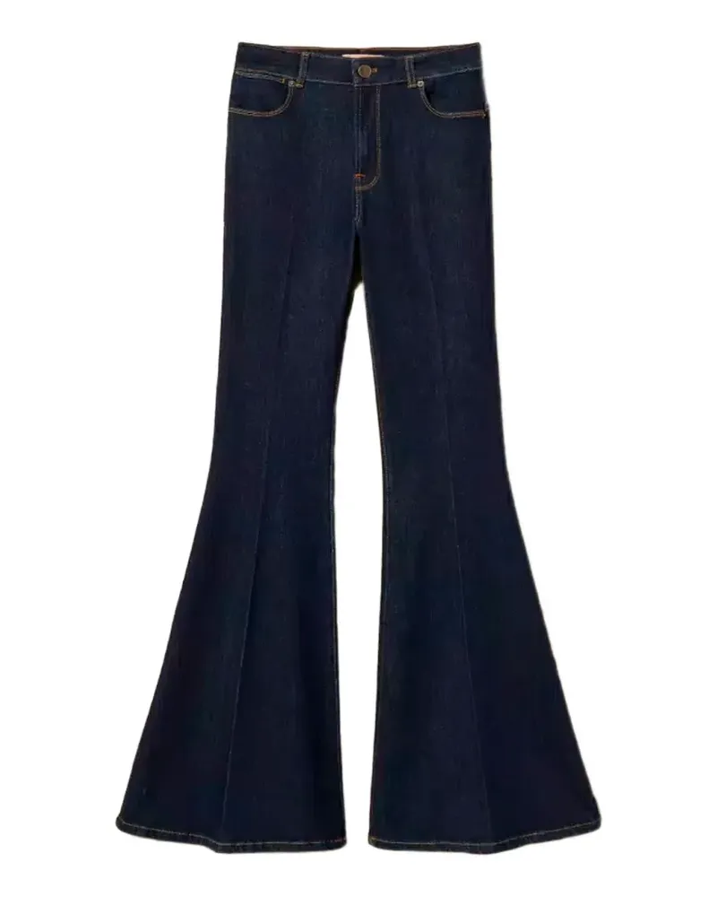 Twin-Set belt-loop flared jeans - Blau Blau