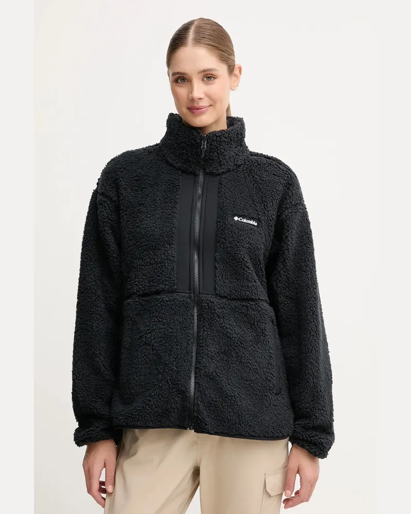 Columbia Sportswear Company Jacke mit Logo-Stickerei - Schwarz Schwarz