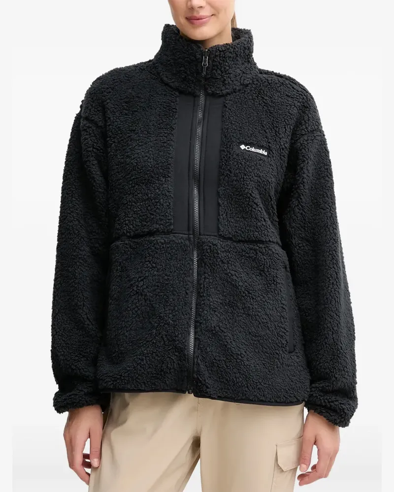 Columbia Sportswear Company embroidered-logo jacket - Schwarz Schwarz