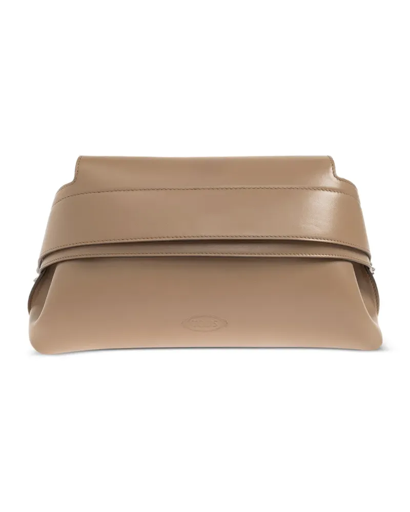 TOD'S Wave clutch bag - Nude Nude
