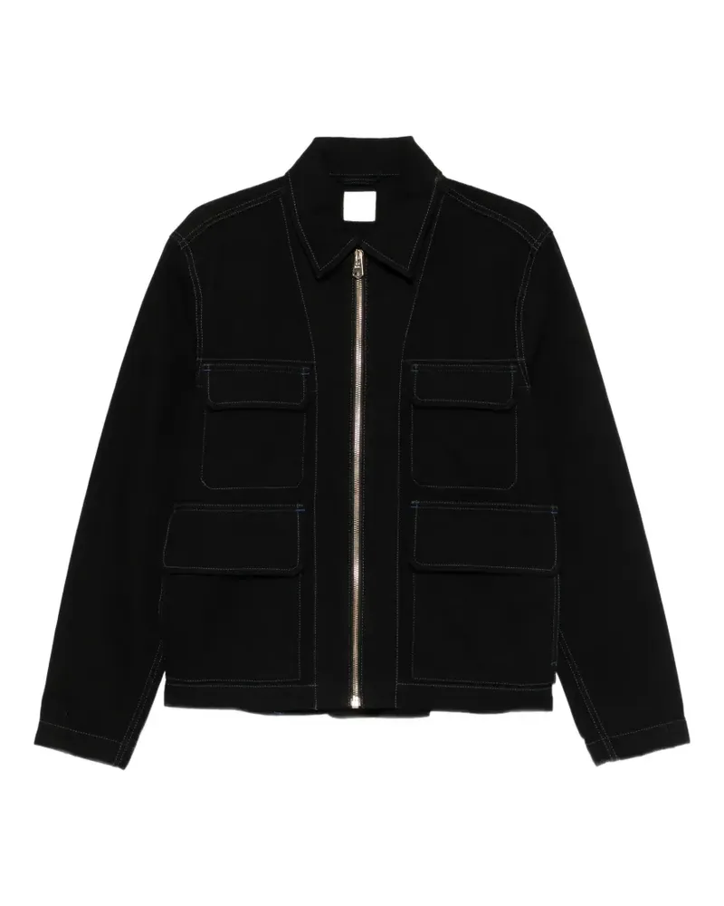 Paul Smith four-pocket denim jacket - Schwarz Schwarz