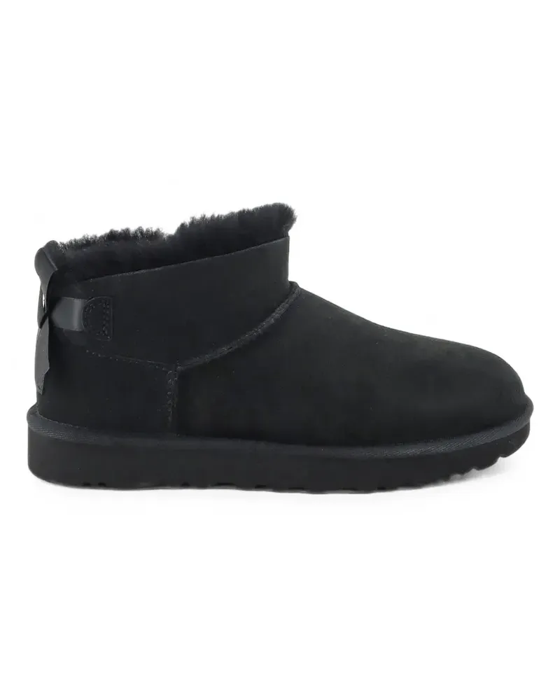UGG Ultra Mini Bailey Bow Stiefel - Schwarz Schwarz