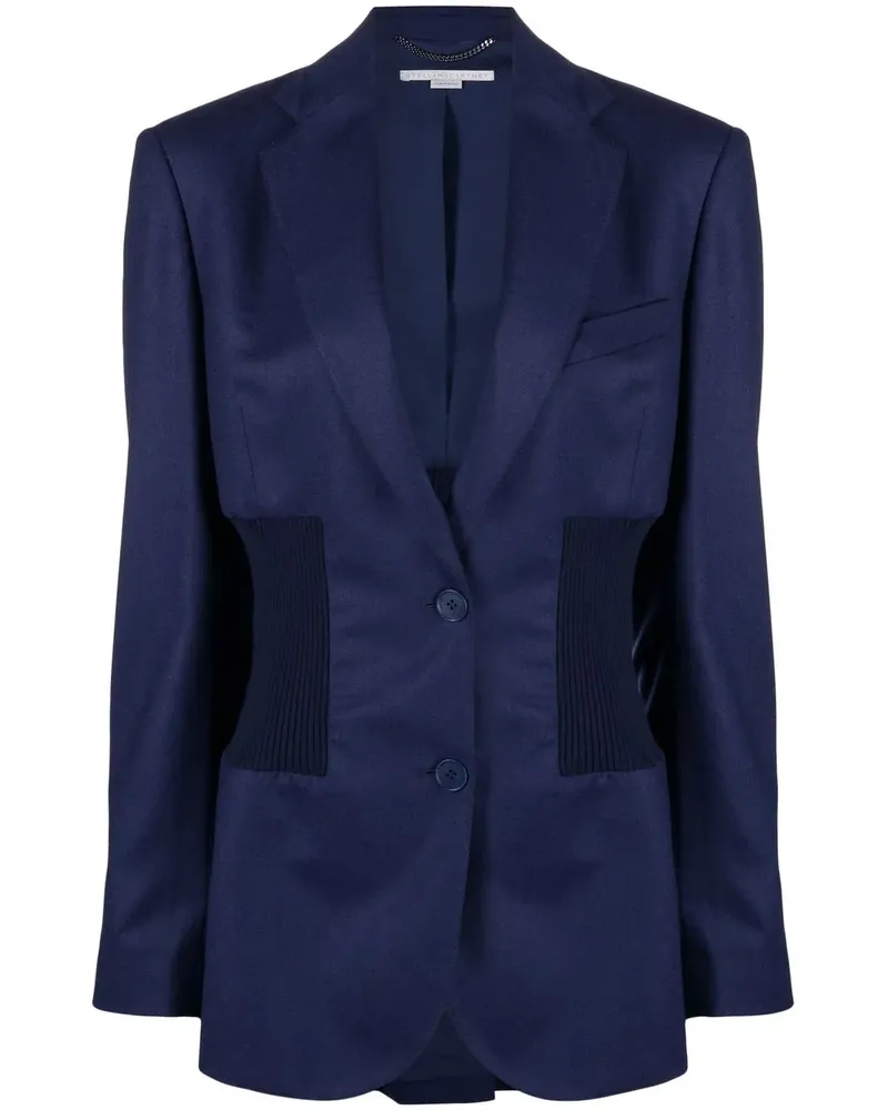 Stella McCartney Einreihiger Blazer - Blau Blau