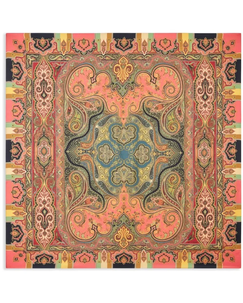 Etro Schal mit Paisley-Print - Rosa Rosa