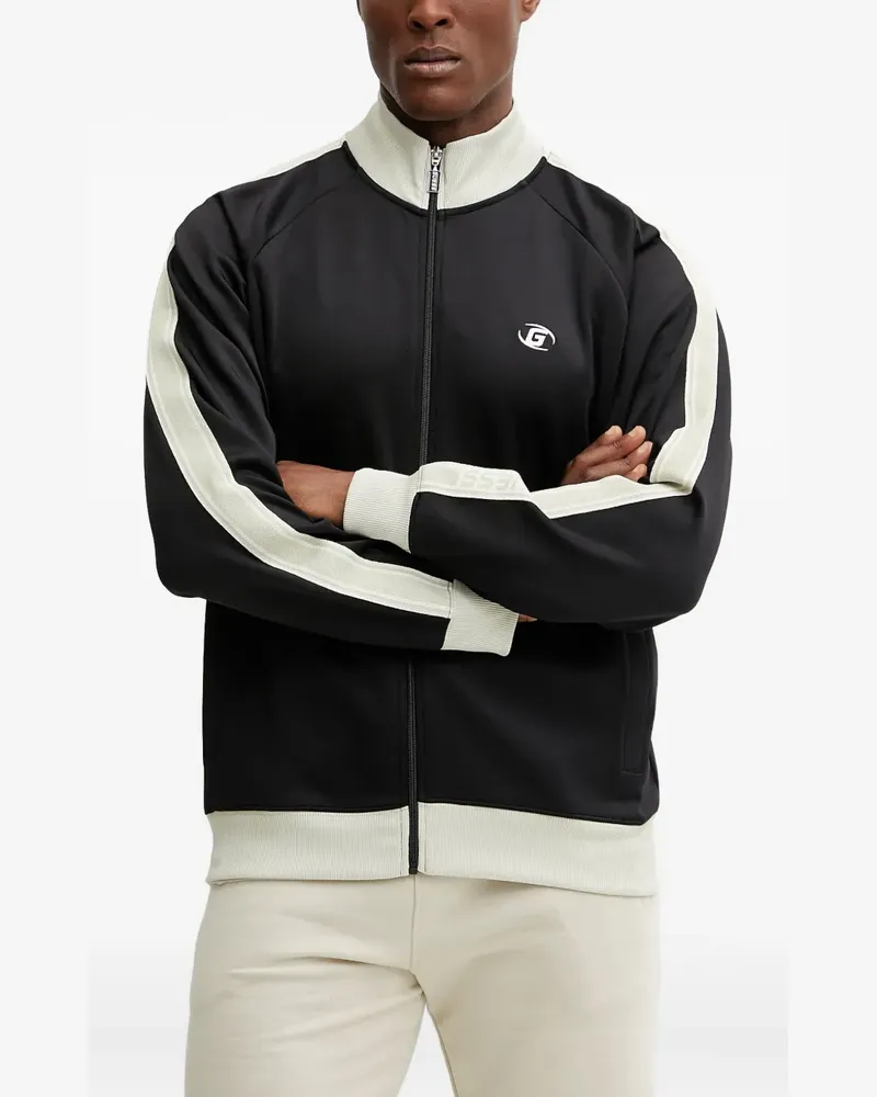 Guess Sportjacke mit Einsätzen - Schwarz Schwarz