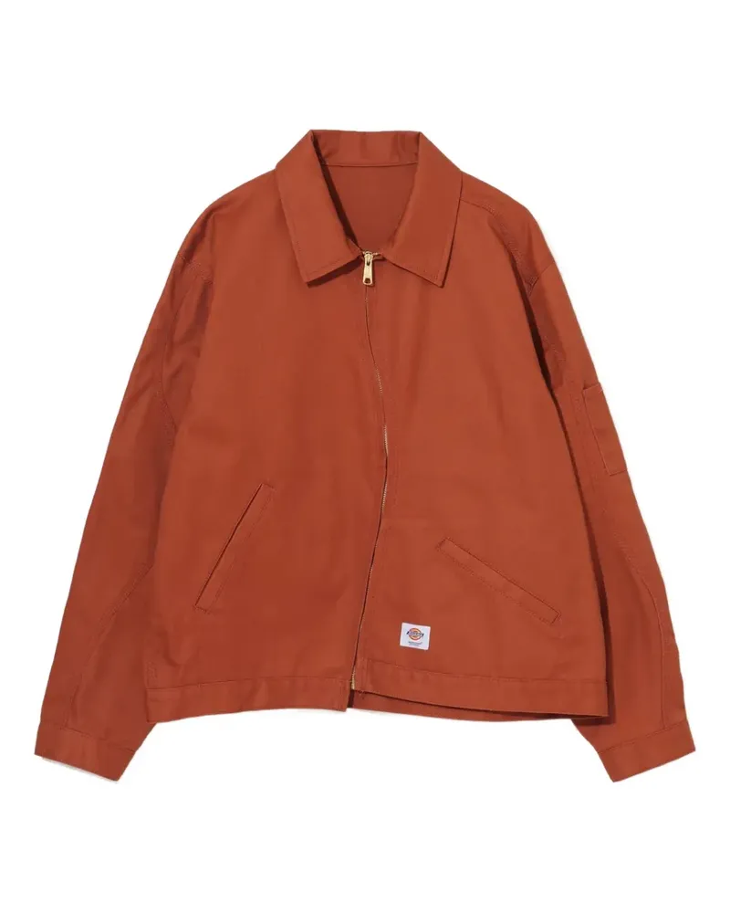 Undercover x Dickies zip-up overshirt - Braun Braun