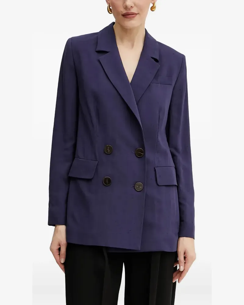 Luisa Spagnoli Doppelreihiges Sakko - Blau Blau