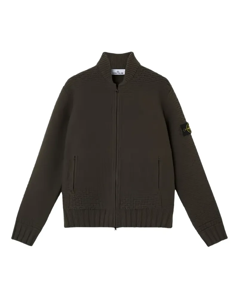 Stone Island Cardigan mit Reißverschluss - Grün Grün