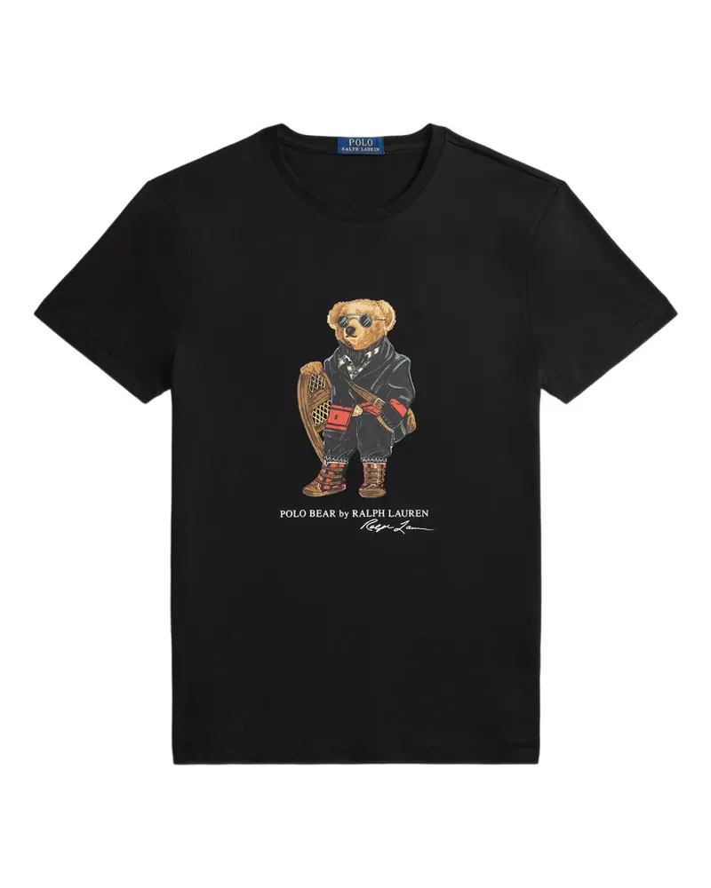 Ralph Lauren T-Shirt mit Polo Bear - Schwarz Schwarz