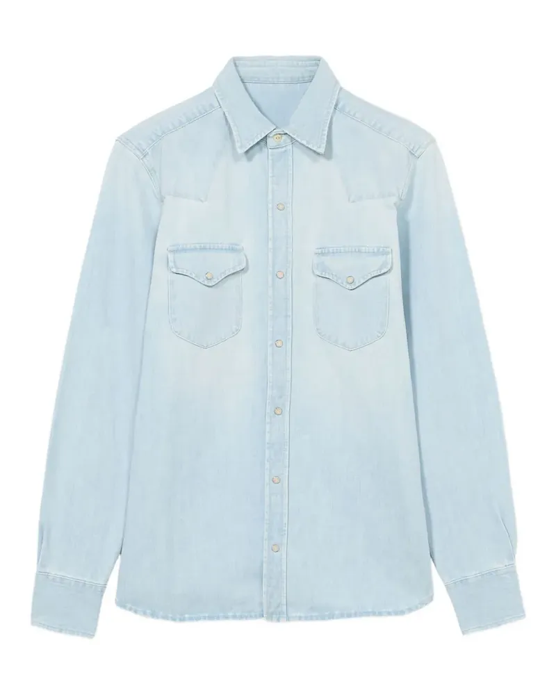 Fortela Texj western denim shirt - Blau Blau