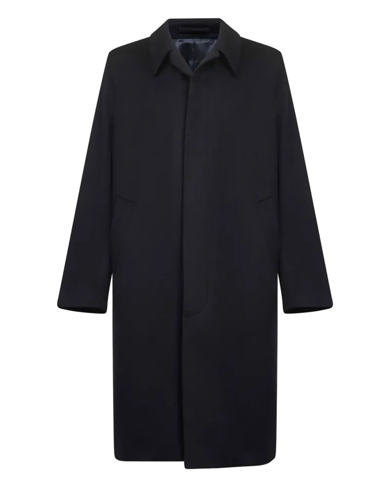 LARDINI long-sleeves single breasted coat - Schwarz Schwarz