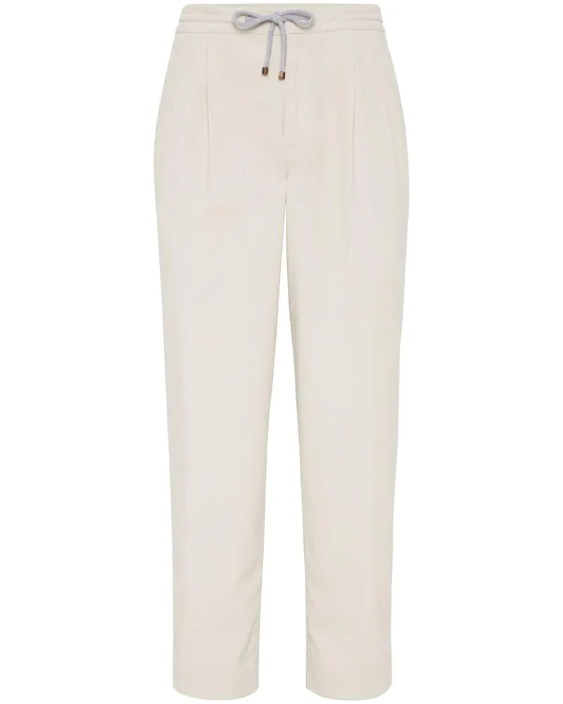 Brunello Cucinelli Hose mit Faltendetail - Nude Nude