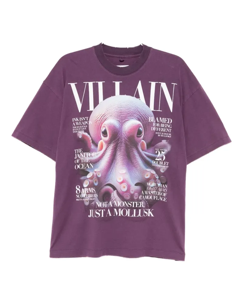 Doublet Villain T-Shirt - Violett Violett