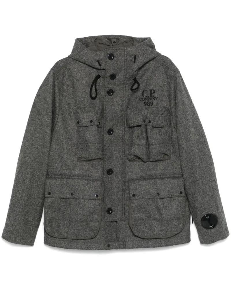 C.P. Company Shetland Jacke - Grau Grau