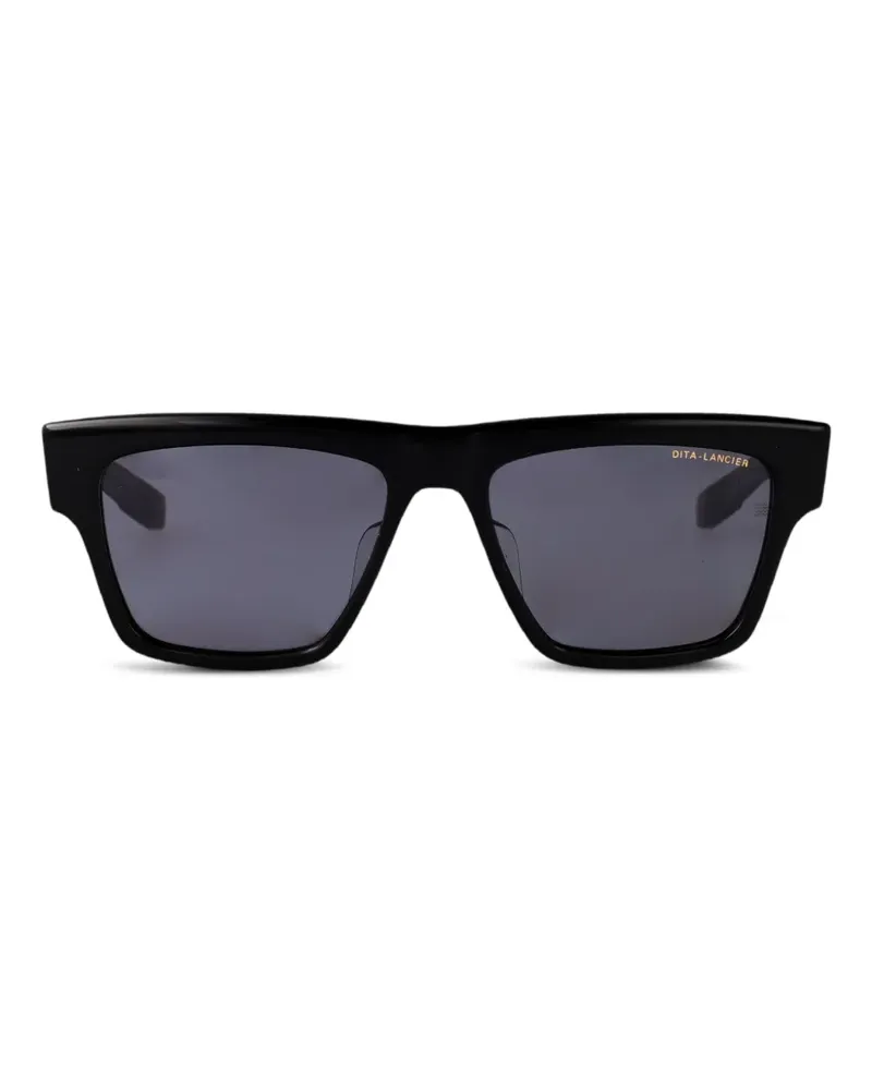 DITA Sonnenbrille mit eckigem Gestell - Schwarz Schwarz