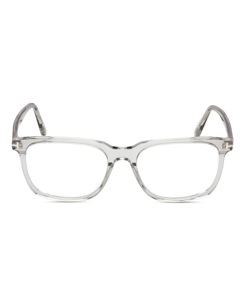 Tom Ford Brille mit eckigem Gestell - Grau Grau