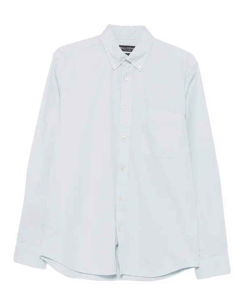 Marc O'Polo button-fastening chest-pocket shirt - Blau Blau