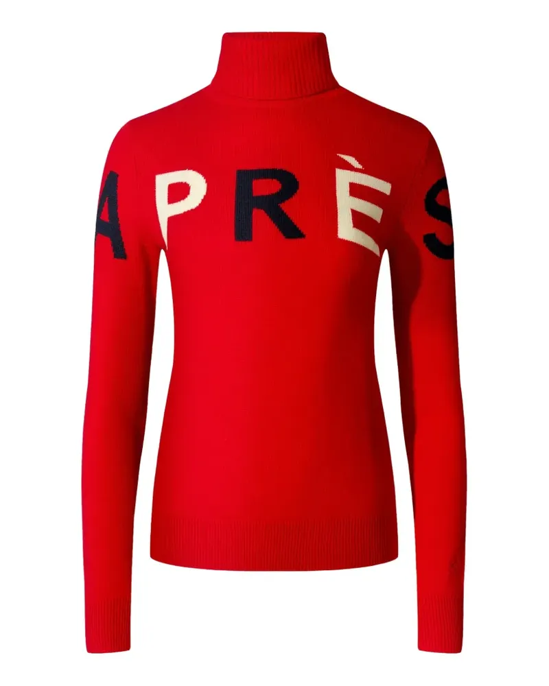 Perfect Moment Pullover mit Rollkragen - Rot Rot