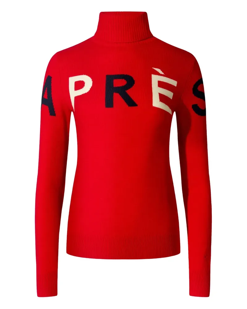 Perfect Moment Pullover mit Rollkragen - Rot Rot