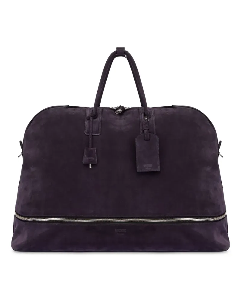 Moschino Tote Bag mit doppeltem Reißverschluss - Violett Violett