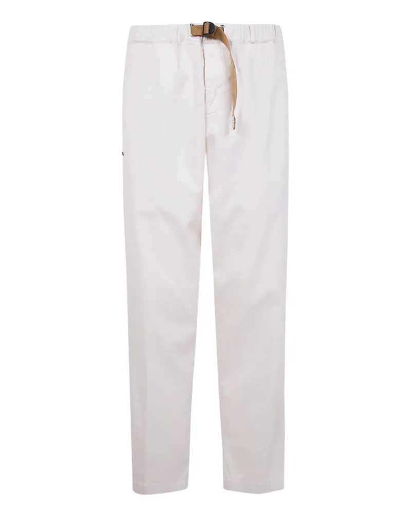 PLAN C Hose mit Gürtel - Weiß Weiß