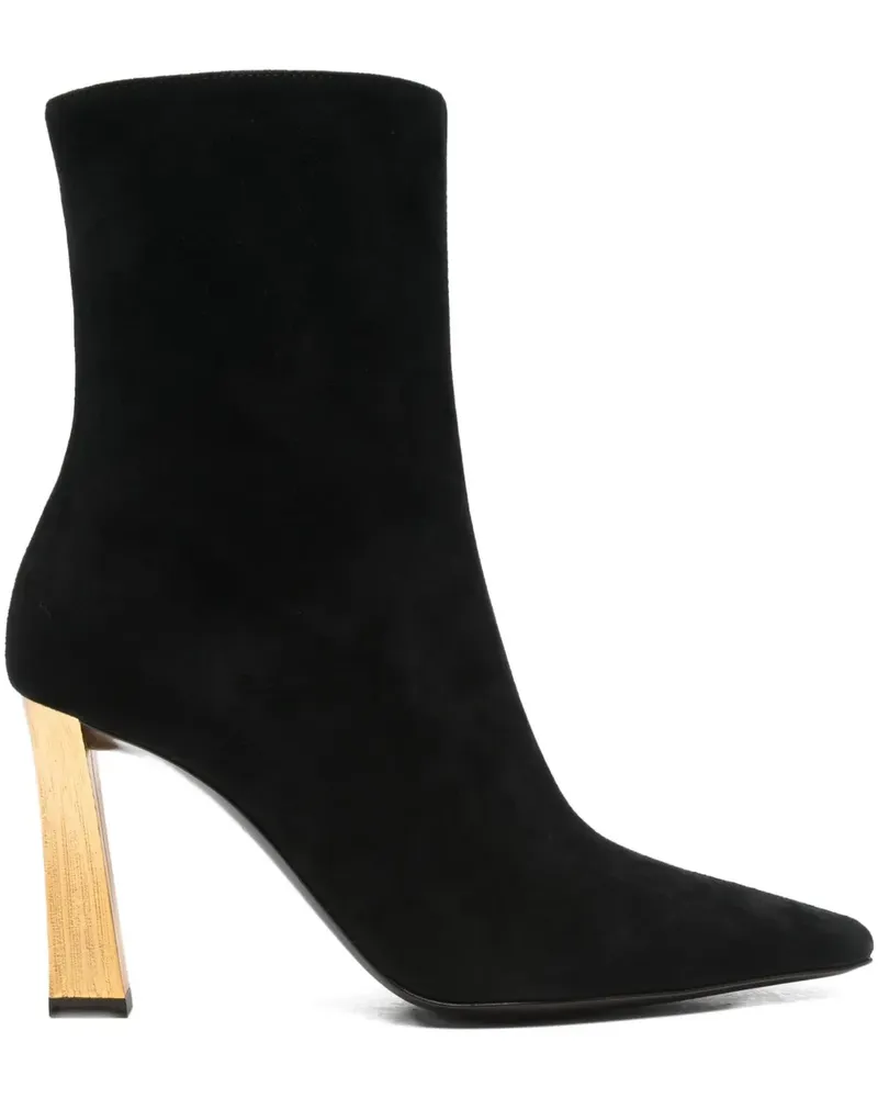 Giuseppe Zanotti Brenda Stiefel aus Wildleder 90mm - Schwarz Schwarz