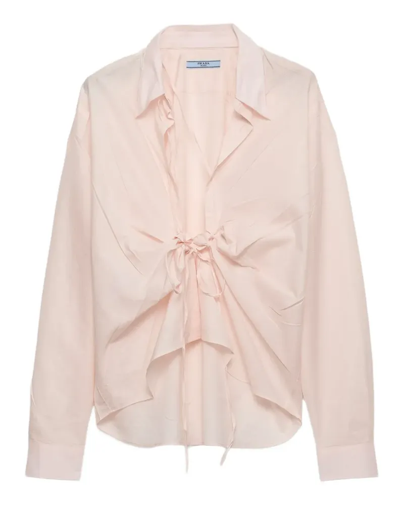 Prada Hemd mit Schnürung - Rosa Rosa