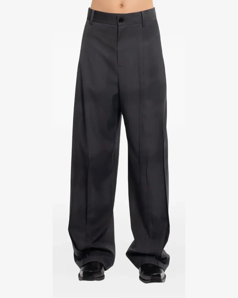 Feng Chen Wang pleated wide-leg trousers - Grau Grau