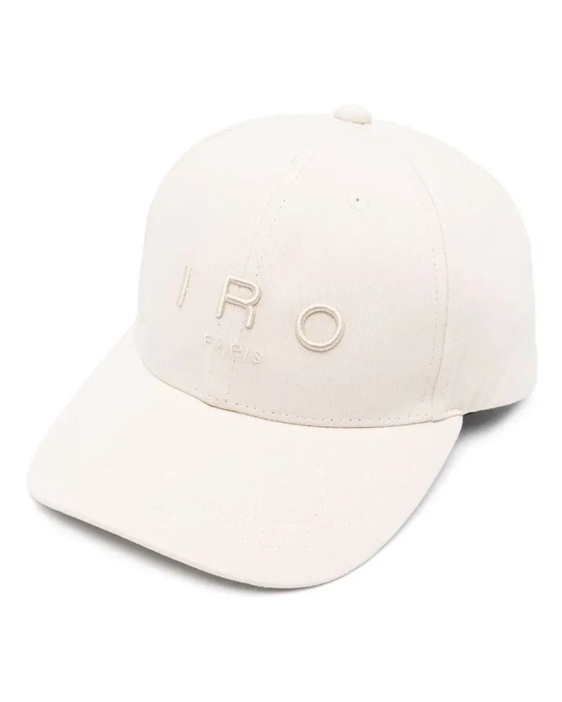 IRO Baseballkappe mit Logo-Stickerei - Nude Nude